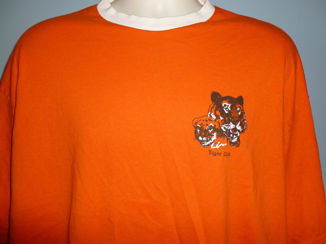 Vintage Official Boy Scouts of America Tiger Cub Tshirt Etsy