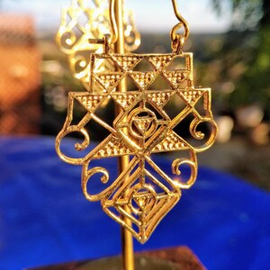 Original brass earrings - Gift for her - Ethnic earrings