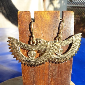 Original brass earrings - Gift for her - Ethnic earrings