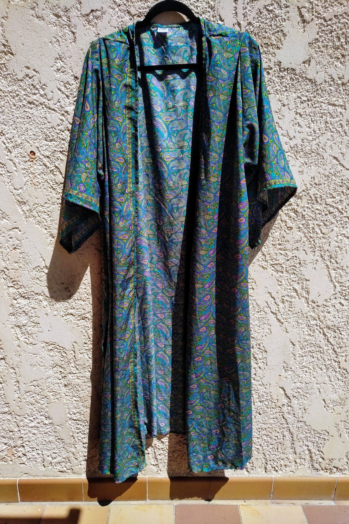 Kimono en soie/ kimono femme/ robe kimono/ kimono sari indien/ | Etsy