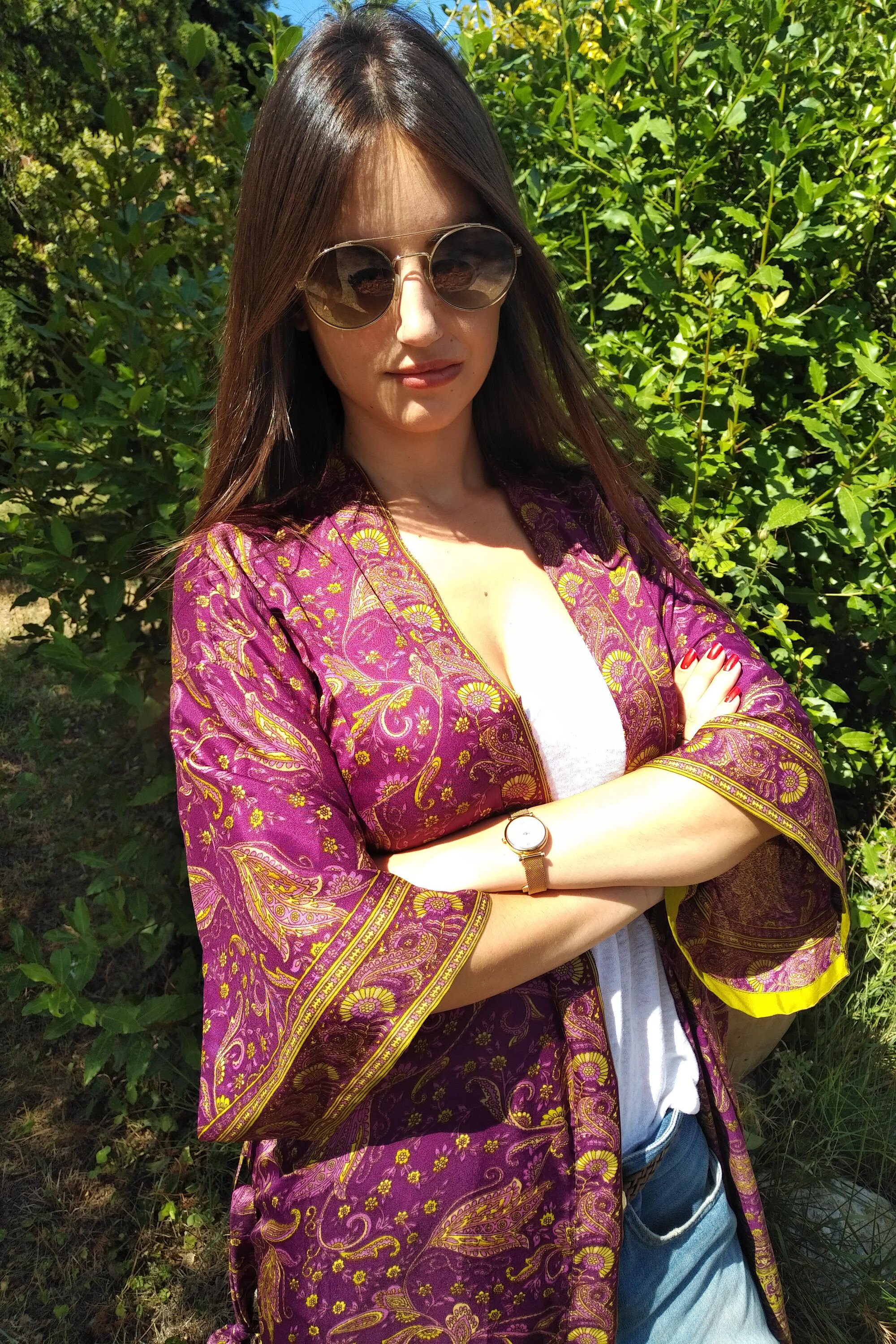 Kimonos aus Seide/ kimono frau/kimono vintage/kimono boho/ Etsy