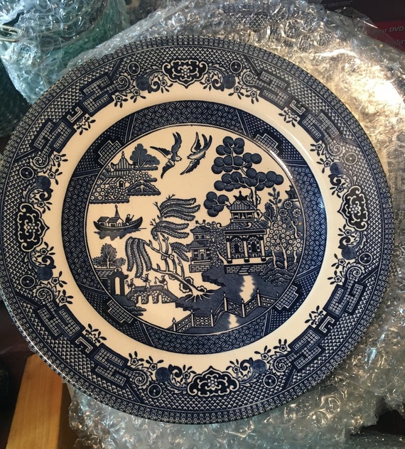 Churchill England Blue Willow China Etsy Australia