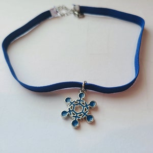 Christmas minimalist personalized snowflake Necklace for American Girl Doll
