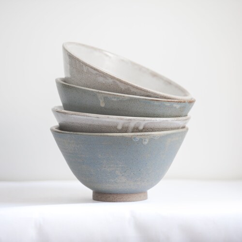 Stoneware Bowl Handmade pottery for soup cereal serving Etsy