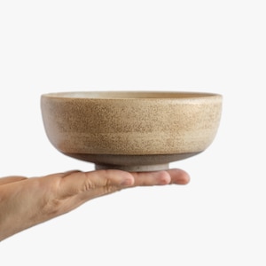 TO ORDER Breakfast/cereal/soup/granola bowl 18oz/550ml for every day in minimal design in 5 colors, stoneware, handmade ceramic