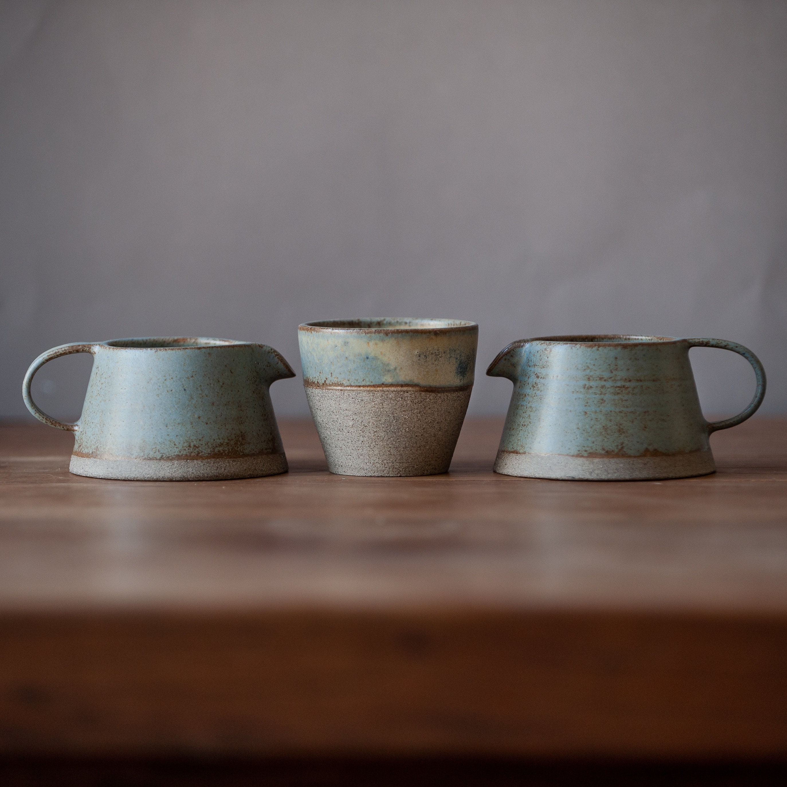 Pour Commander Une Cruche de Lait 6Oz/180Ml avec Poignée, Pichet Fait Main, Crèmeur en Céramique Dan