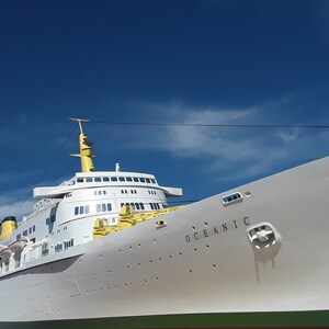 NOT AVAILABLE Commissioned 1:144 scale scratchbuilt Oceanic cruise ship image 2