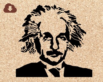 Albert Einstein **Schablone**für Stoffe Möbel usw 1031 ** Nr. 