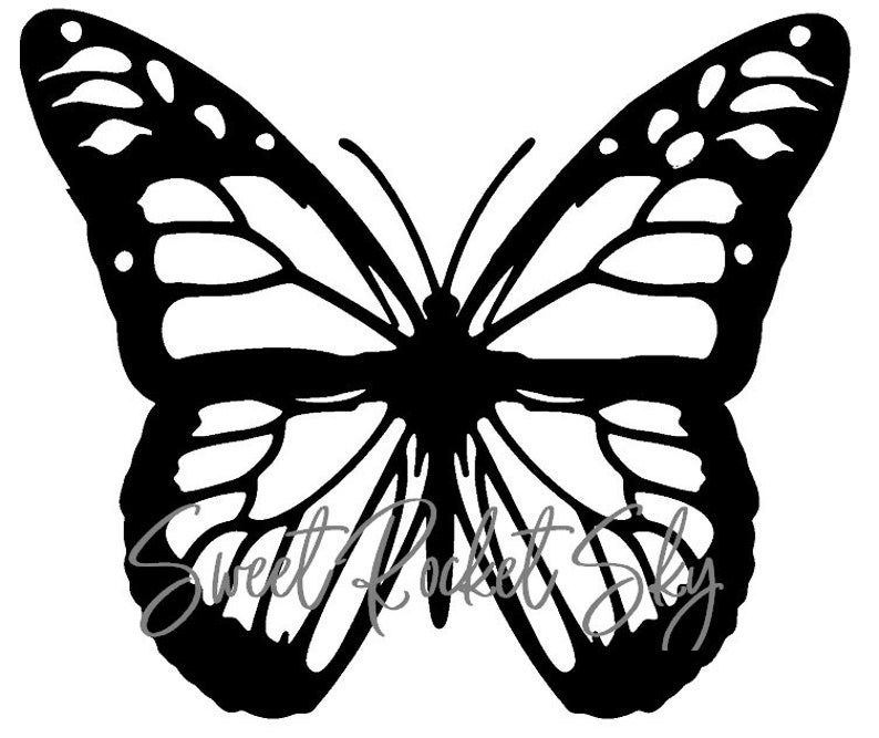 Monarch Butterfly SVG File for Machine or Hand Cutting ...