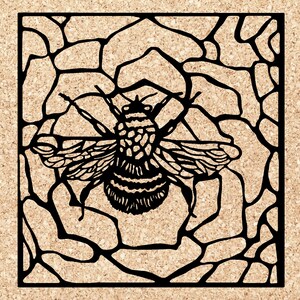 Bumblebee on Rose  Panel SVG Cut Files JPG PNG Use with Paper, Vinyl, Decals, TShirts. Personal and Commercial Use. One Cut svg.
