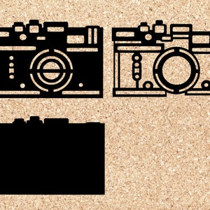 Vintage Camera | Multi Layer Cut Project 3D SVG Files JPG Clipart PNG Vector Silhouette