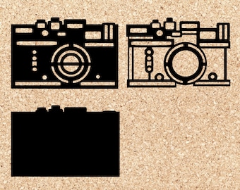 Vintage Camera | Multi Layer Cut Project 3D SVG Files JPG Clipart PNG Vector Silhouette