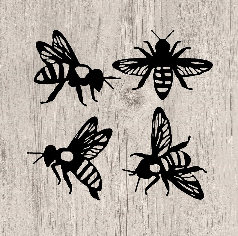 Download Honey Bee Collection SVG Cut Files for Digital Download ...