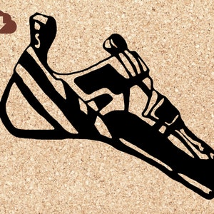 Rock Climbing Shoe | PNG, JPG, SVG Cricut File Silhouette For Team T-shirts, Vinyl Decals, Crafts | Mountain Bouldering, Indoor Sport, Trad