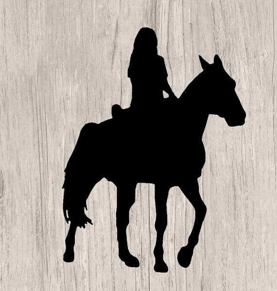 Download Equestrian Woman Riding Horse Western Svg Cricut File For Etsy