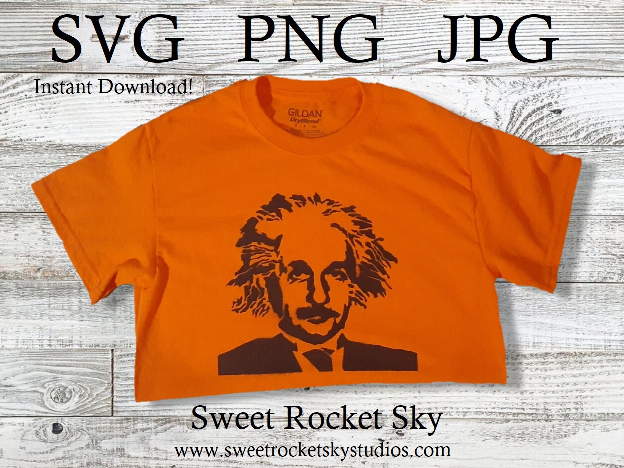 Albert Einstein Scientist | 3D SVG Digital Cut Out File | Paper Crafts ...