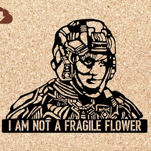 Bobbie Draper The Expanse | Vector Image PNG, JPG, SVG Cut File Clipart For Cricut Paper Cutting Templates, Tshirts, Art, & Tattoo Designs
