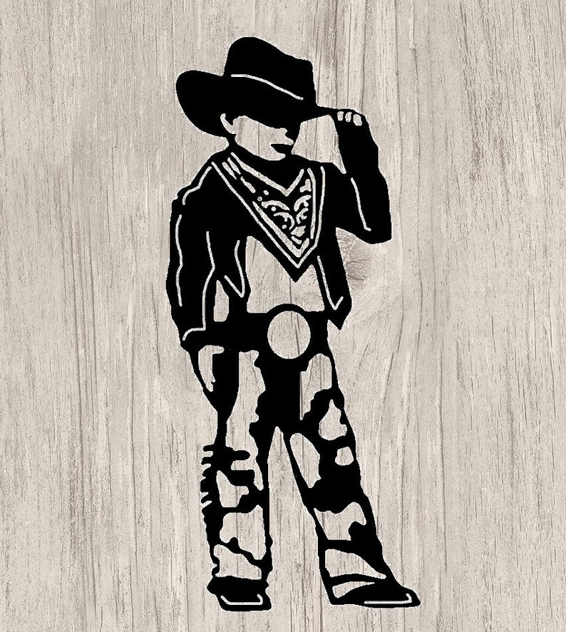 Download Little Boy Cowboy SVG for Cricut Cutting Papercraft Cowboy | Etsy