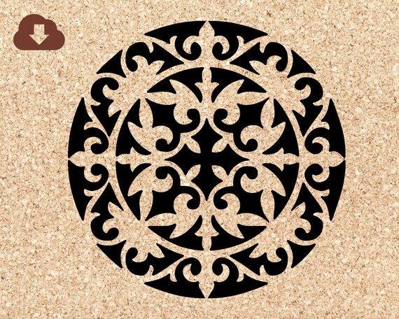 Download Mosaic Tile Svg Stencil Digital Download Png And Jpg Clipart Etsy