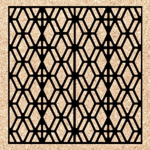 Circle Lattice Stencils -small Scale- Template For Crafting Canvas DIY