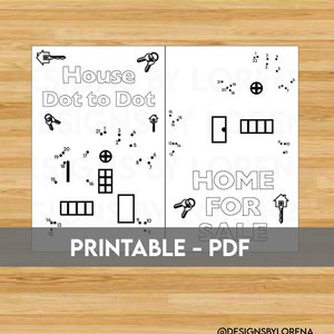 Activity Sheet for Real Estate Printable, Activity for Open House, For Realtors, Closing Activity, Realtor Printable, Realtor Kids