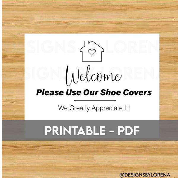 Open House Shoe Covers Sign, Realtor Sign, Open House Sign, Shoe Covers Only, Open House Sign, Tent Sign, Real Estate Items, Offer Sign