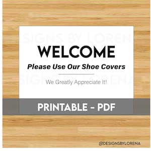 Open House Shoe Covers Sign, Realtor Sign, Open House Sign, Shoe Covers Only, Open House Sign, Tent Sign, Real Estate Items, Offer Sign
