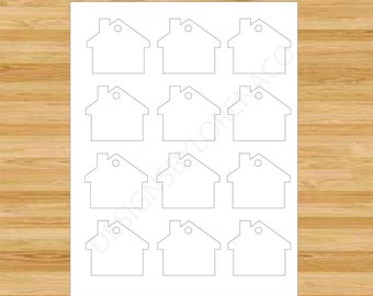 Template House Tags, Blank House Tags, Home Tags, Realtor Tags, Real Estate Tags, Open House Tags, Open House Tags For Realtors, Tags