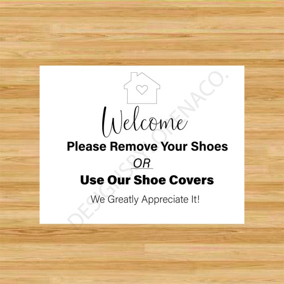 shoe covers for open house