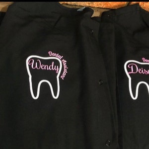 Tooth scrub shop jacket