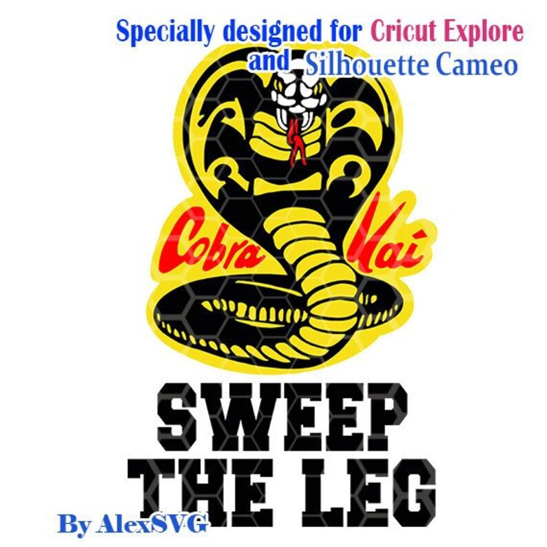 Cobra Sweep The Leg Svg Clipart Cut Files Vector Logo Etsy