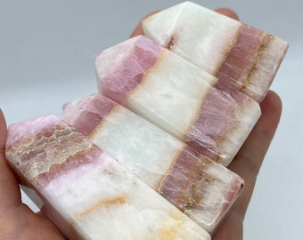 Small Pink Aragonite Towers