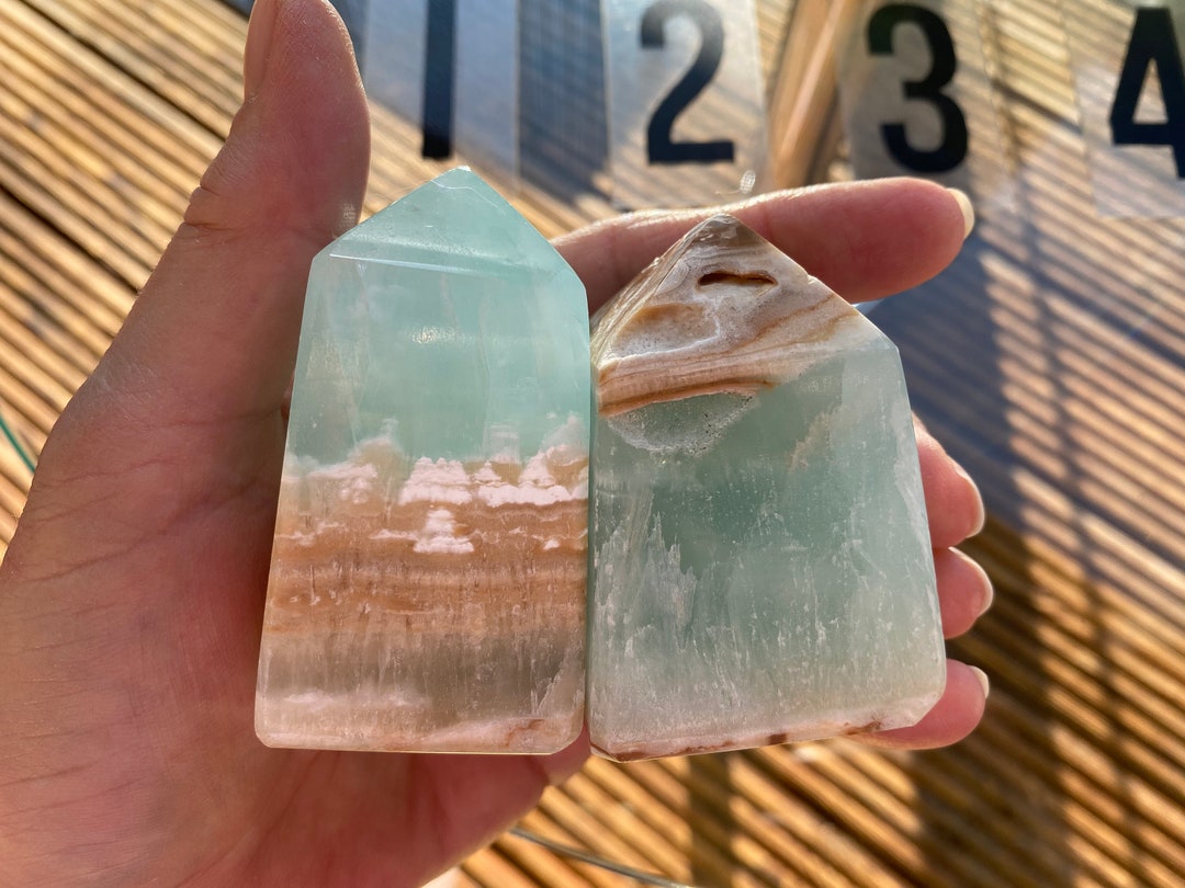 Pretty Caribbean Calcite Towers - Etsy UK