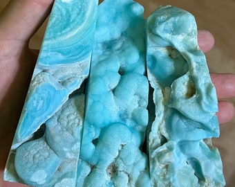 Unique Blue Aragonite Towers