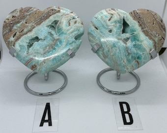 Stunning Large Aragonite Hearts