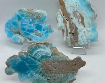 Blue Aragonite Pieces - Rare
