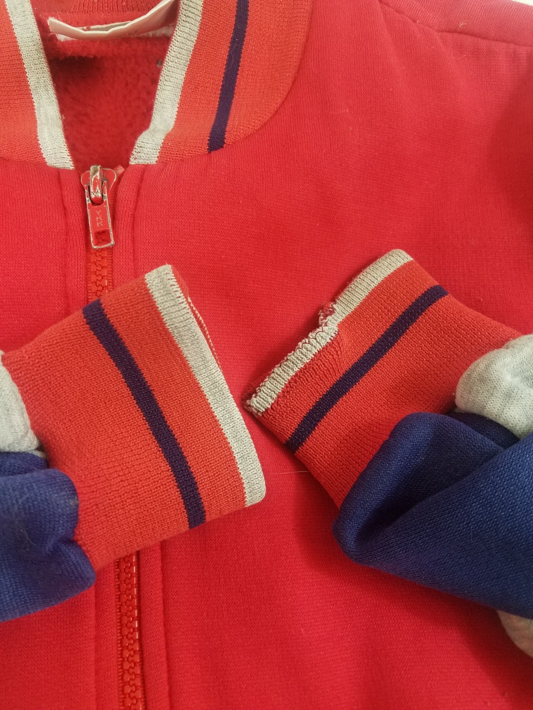 トップス 80s OLD NIKE 3tone track jacket Vtg Retro 80s 90s Nike Grey Tag Label Nylon Track Jacket