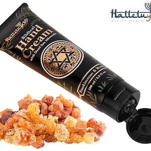 HalleluYAH Anointing Hand Cream Myrrh and Frankincense Infusion for Ritualistic Skincare - Purify Your Skin and Elevate Your Daily Moments.
