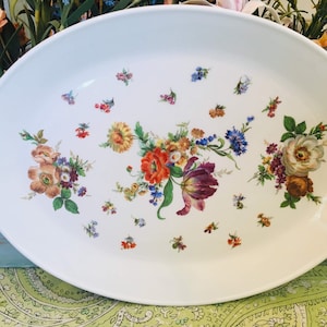 Ironstone Platter, Ironstone Oval Serving Platter, Oval Ironstone Platter, Johnson Bros Ironstone Platter, Serving Platter