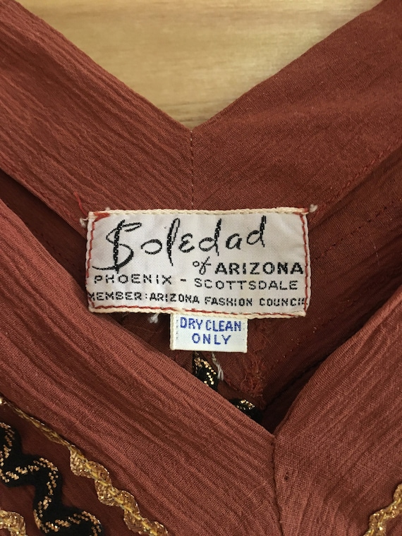 Vintage 1960 “Soledad” Patio Dress Set, South Wes… - image 9