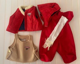 Vintage Teddy Ruxpin Adventure Outfit: 1985 Flying Jacket & Vest