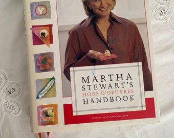 Vintage Martha Stewart Hors D'oeuvres Handbook, Appetizer Cookbook