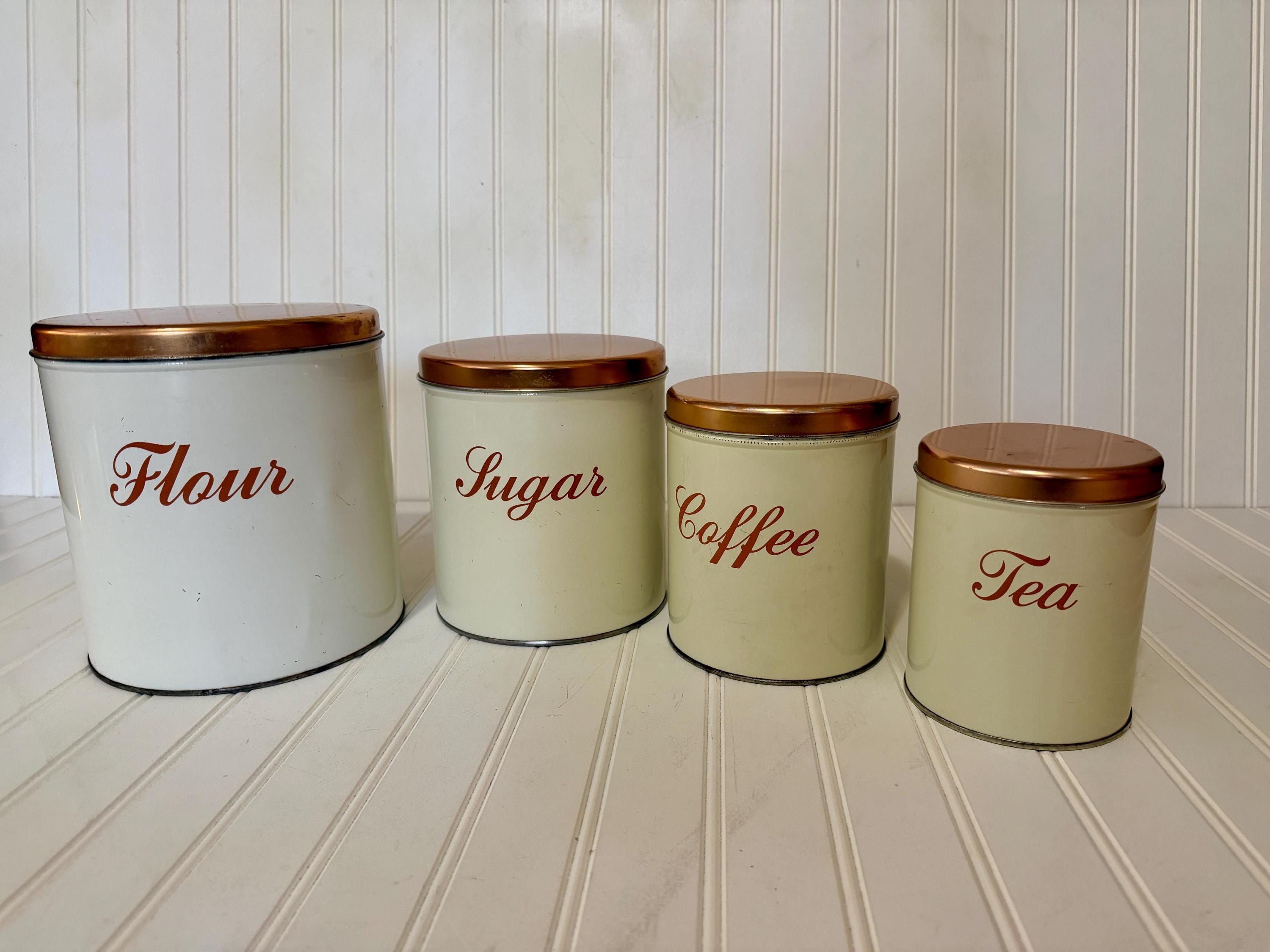 Vintage Flour Containers - Etsy