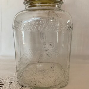 Vintage Maxwell House Coffee Jar with Lid, Kitchen Storage Decor bild 3