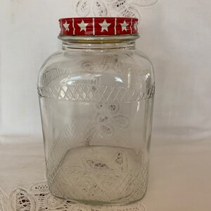 Vintage Maxwell House Coffee Jar with Lid, Kitchen Storage Decor bild 5