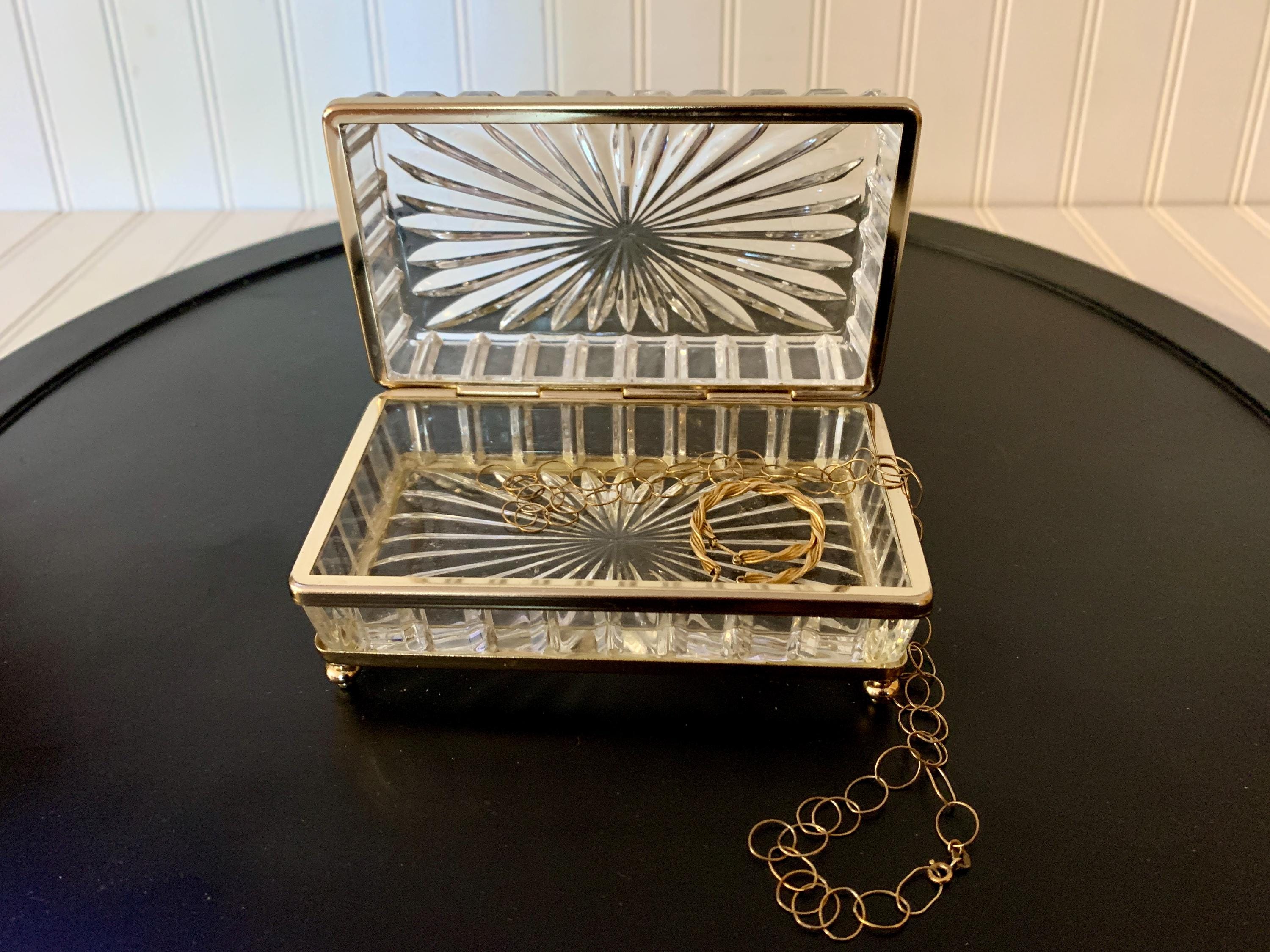 Baccarat Jewelry Box - Etsy