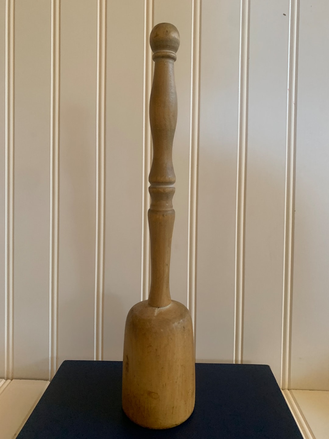 Antique Potato Masher, Sauerkraut Masher, Vintage Kitchen Utensil