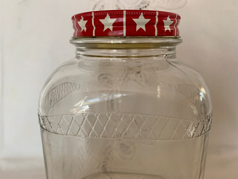 Vintage Maxwell House Coffee Jar with Lid, Kitchen Storage Decor bild 7