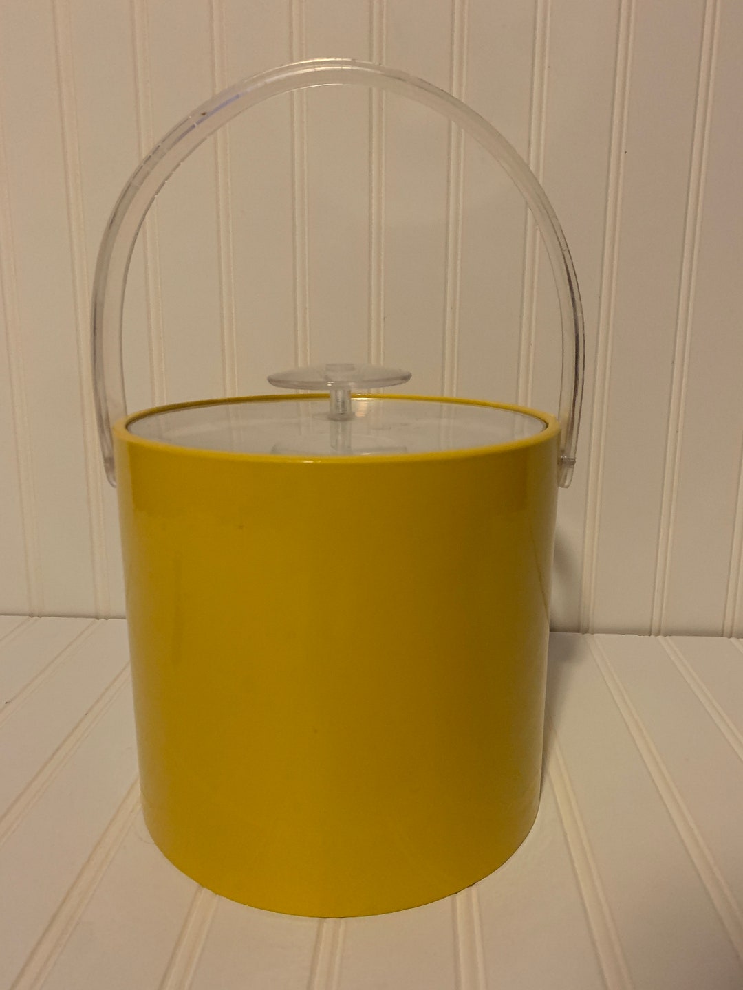 Ice Bucket Briard Retro Yellow Ice Bucketice Bucket