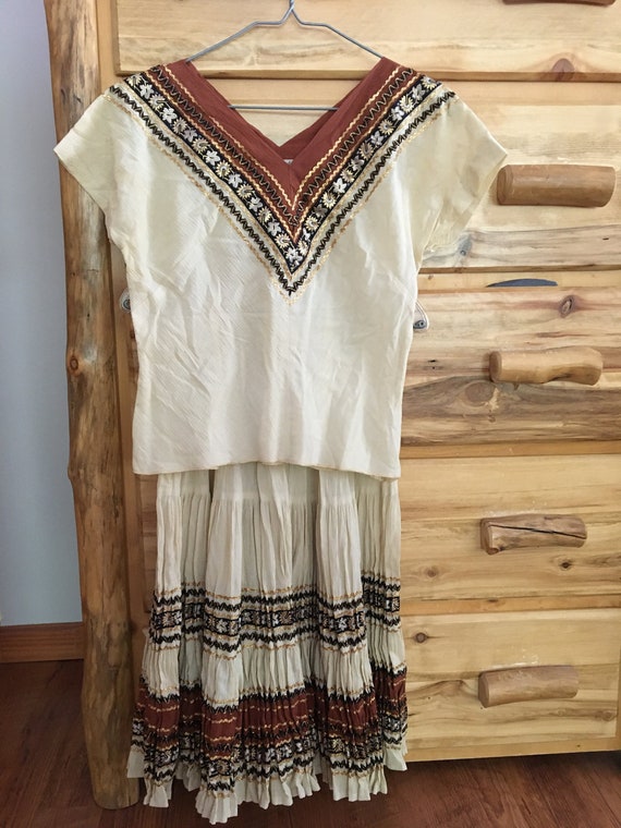 Vintage 1960 “Soledad” Patio Dress Set, South Wes… - image 1